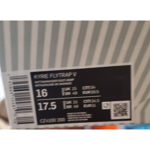 Sz 16 Nike Kyrie Flytrap 5 V Basketball Shoes. DS Rattan Madder Root-hemp Rare - Picture 2 of 11